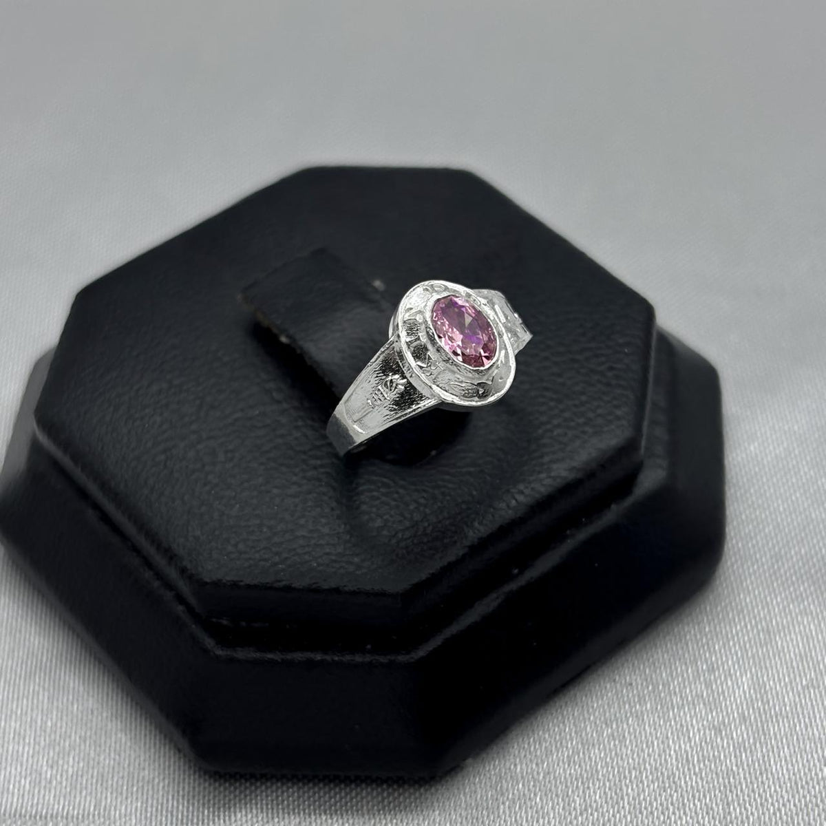#AD314 Anillo Graduación Kinder Con Zirconia Plata