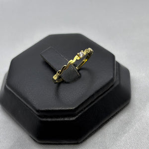 #AD10155 - Anillo Solitario Piedra Zirconia Oro 10K - H04/1.2