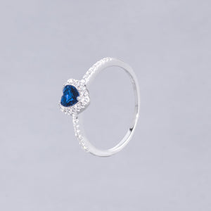 #AD149 - Anillo Corazón Plata - MI2.2