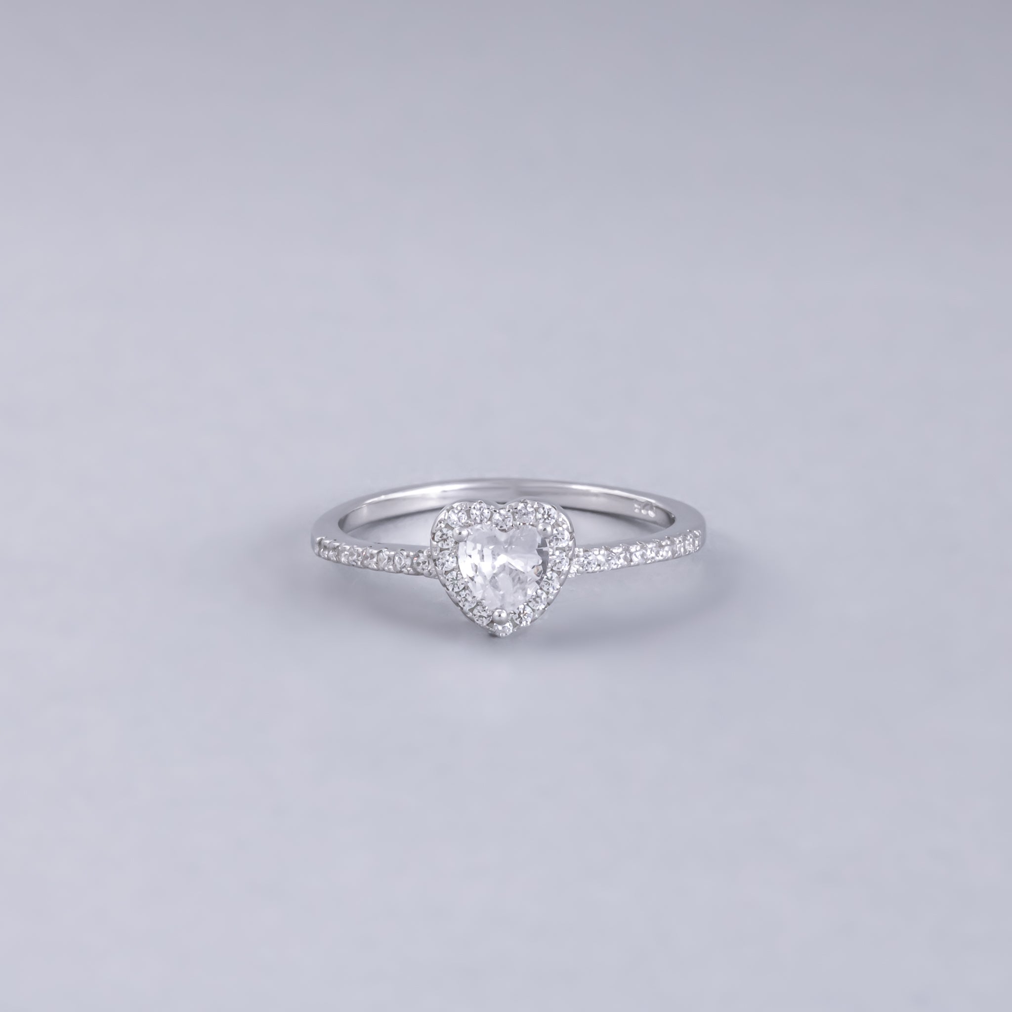 #AD149 - Anillo Corazón Plata - MI2.2