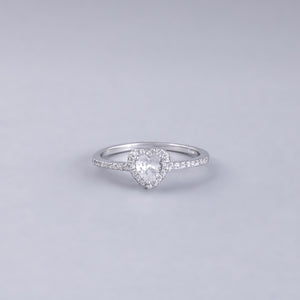 #AD149 - Anillo Corazón Plata - MI2.2