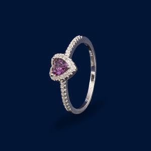 #AD149 - Anillo Corazón Plata - MI2.2