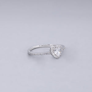 #AD149 - Anillo Corazón Plata - MI2.2