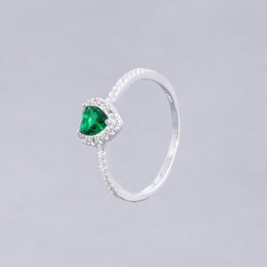 #AD149 - Anillo Corazón Plata - MI2.2