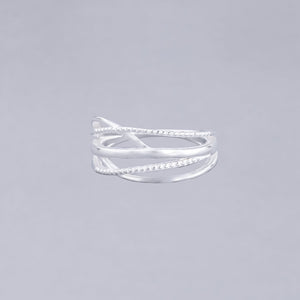 #AD403 - Anillo De Dama De Plata - IC4.0