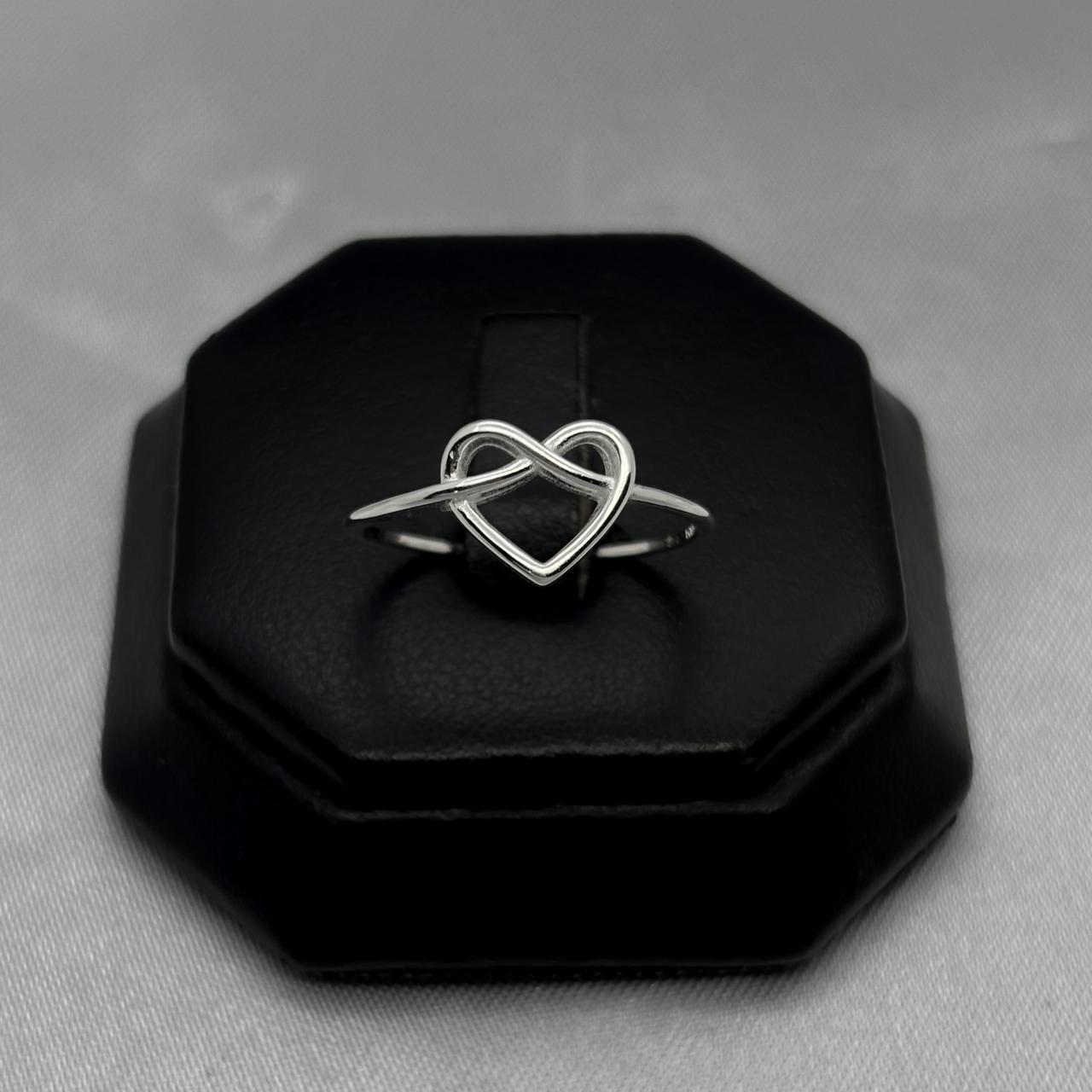#AD433 - Anillo Corazón Infinito Plata - B11/1.2