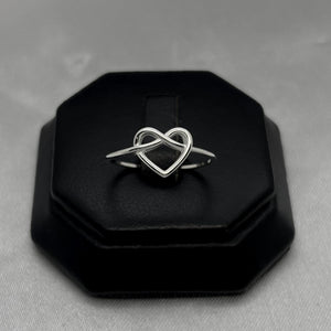#AD433 - Anillo Corazón Infinito Plata - B11/1.2