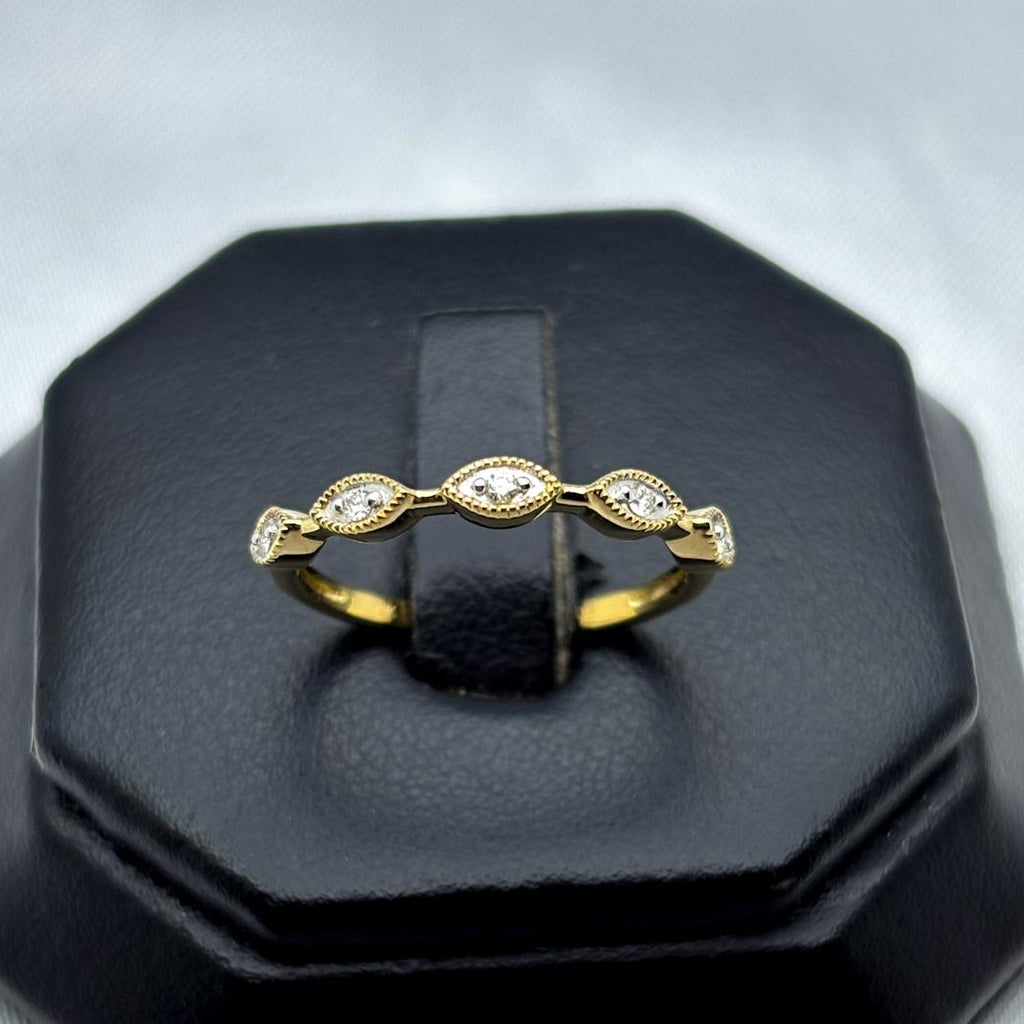#ADX10102 - Anillo Con Diamante Natural Oro 10K - LX360