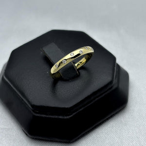 #ADX10103 - Anillo Con Diamante Natural Oro 10K - LX400