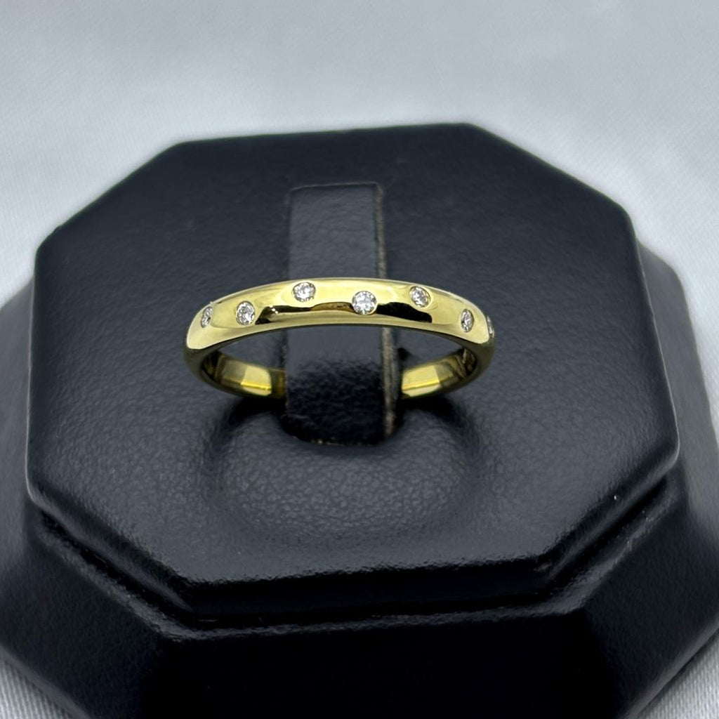 #ADX10103 - Anillo Con Diamante Natural Oro 10K - LX400