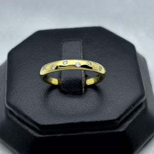 #ADX10103 - Anillo Con Diamante Natural Oro 10K - LX400