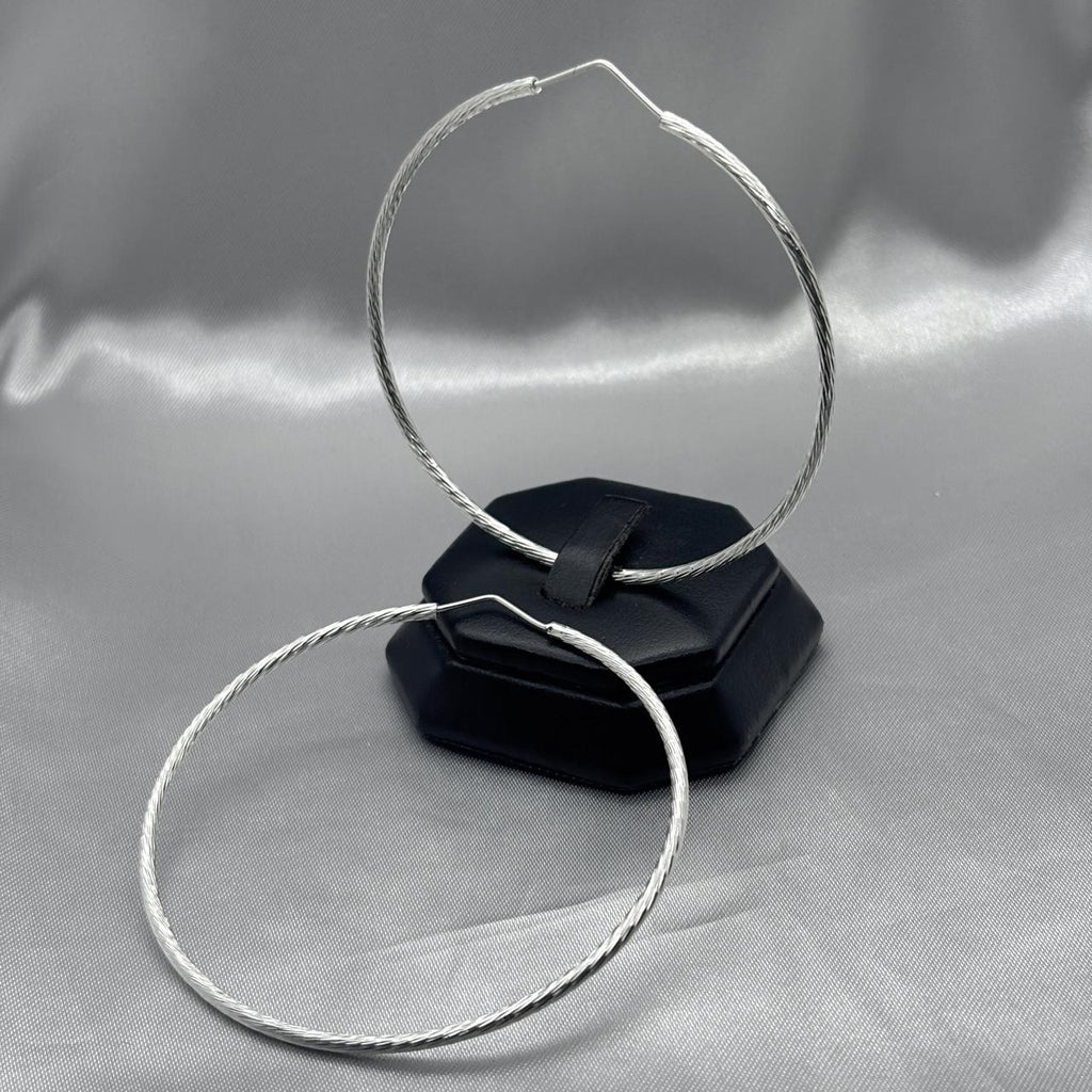 #ARR103 - Arracadas Circular Diamantada Plata - ZC8.3