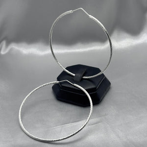 #ARR103 - Arracadas Circular Diamantada Plata - ZC8.3