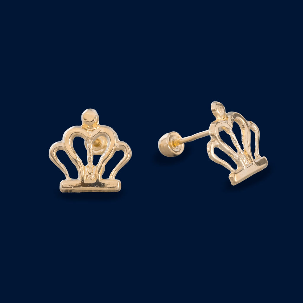 #B10137 - Broquel De Corona De Oro 10k