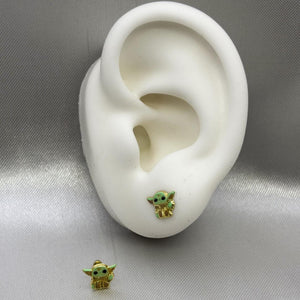 #B10187 - Broquel Baby Yoda/Grogu Star Wars Oro 10K