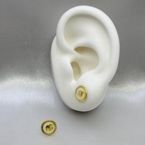 #B10253 - Broquel Medusa Tipo Versace Oro 10K