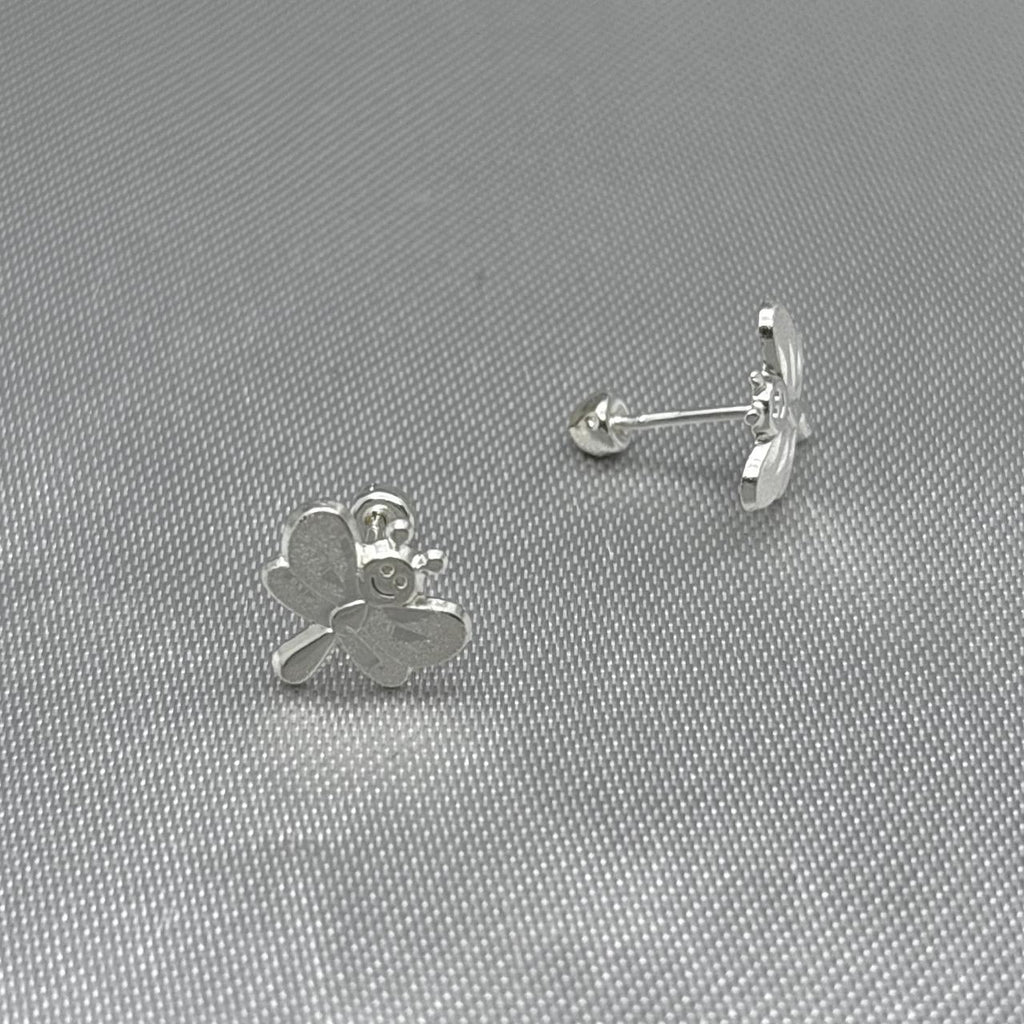 #BR188 - Broquel Mariposa Diamantado Plata - BBF