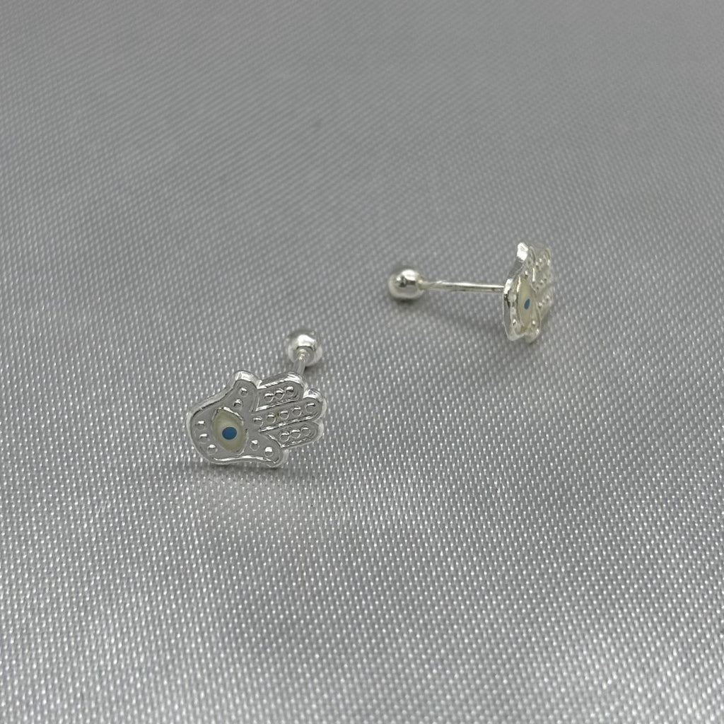 #BR205 - Broquel Mano Fátima/Hamsa Plata - BBF