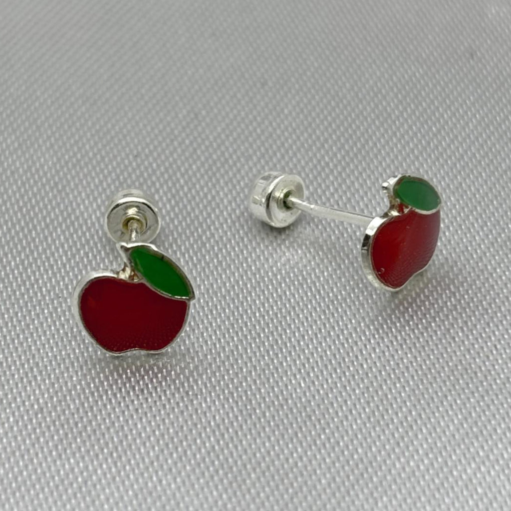 #BR302 - Broquel Manzana Esmaltado Plata - F36