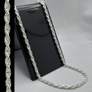 #CAD122 - Cadena Torsal De Plata - 080 - 4 mm - CAD26.4