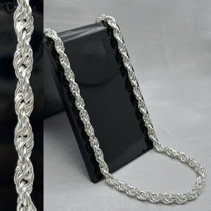 #CAD234 - Cadena Torsal De Plata - 100 - 5 mm - CAD41.4