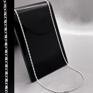#CAD127 - Cadena Mimosa De Plata - 030 - 1 mm - CAD1.8