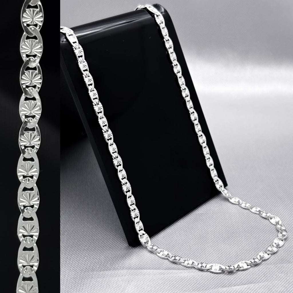 #CAD200 - Cadena Gucci Celeste Diamantada Plata - 060 - 3 mm - CADITA4.8
