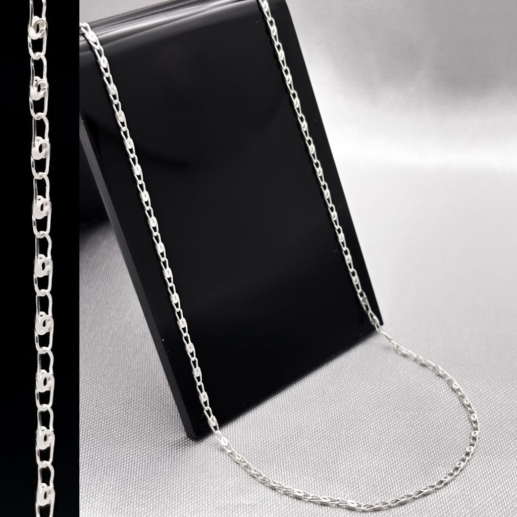 #CAD216 - Cadena Mimosa Plata - 040 - 1 mm - CAD1.6