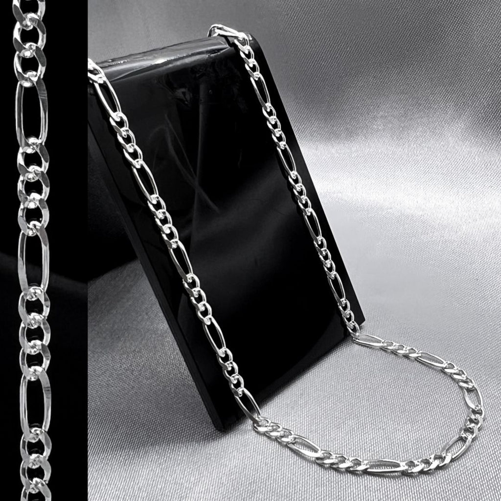 #CAD262 - Cadena De Plata Cartier  - 080 - 4mm - A04/7.7