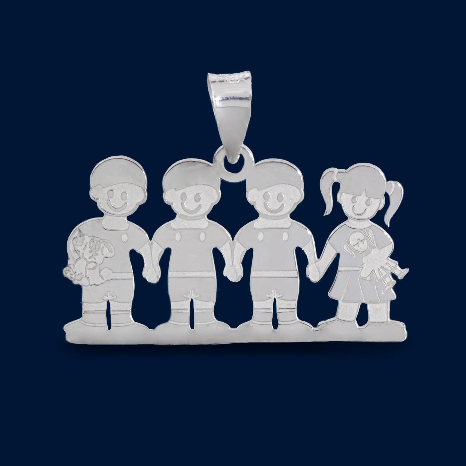 #D264 - Dijes De 4 Niños/Niñas - LL2.5