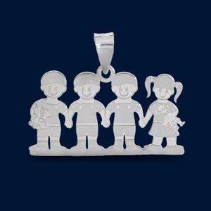 #D264 - Dijes De 4 Niños/Niñas - LL2.5