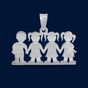 #D264 - Dijes De 4 Niños/Niñas - LL2.5