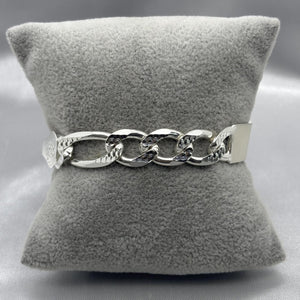 #ESC145 - Esclava Cartier Diamantada Plata - 320 - 1.3 cm - CE53.4