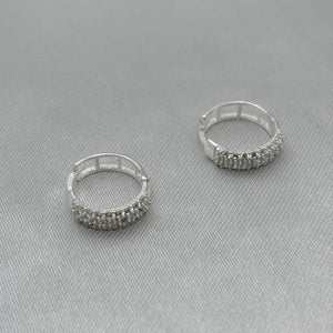#H194 - Huggie Con Piedra De Zirconia - A15/1.9