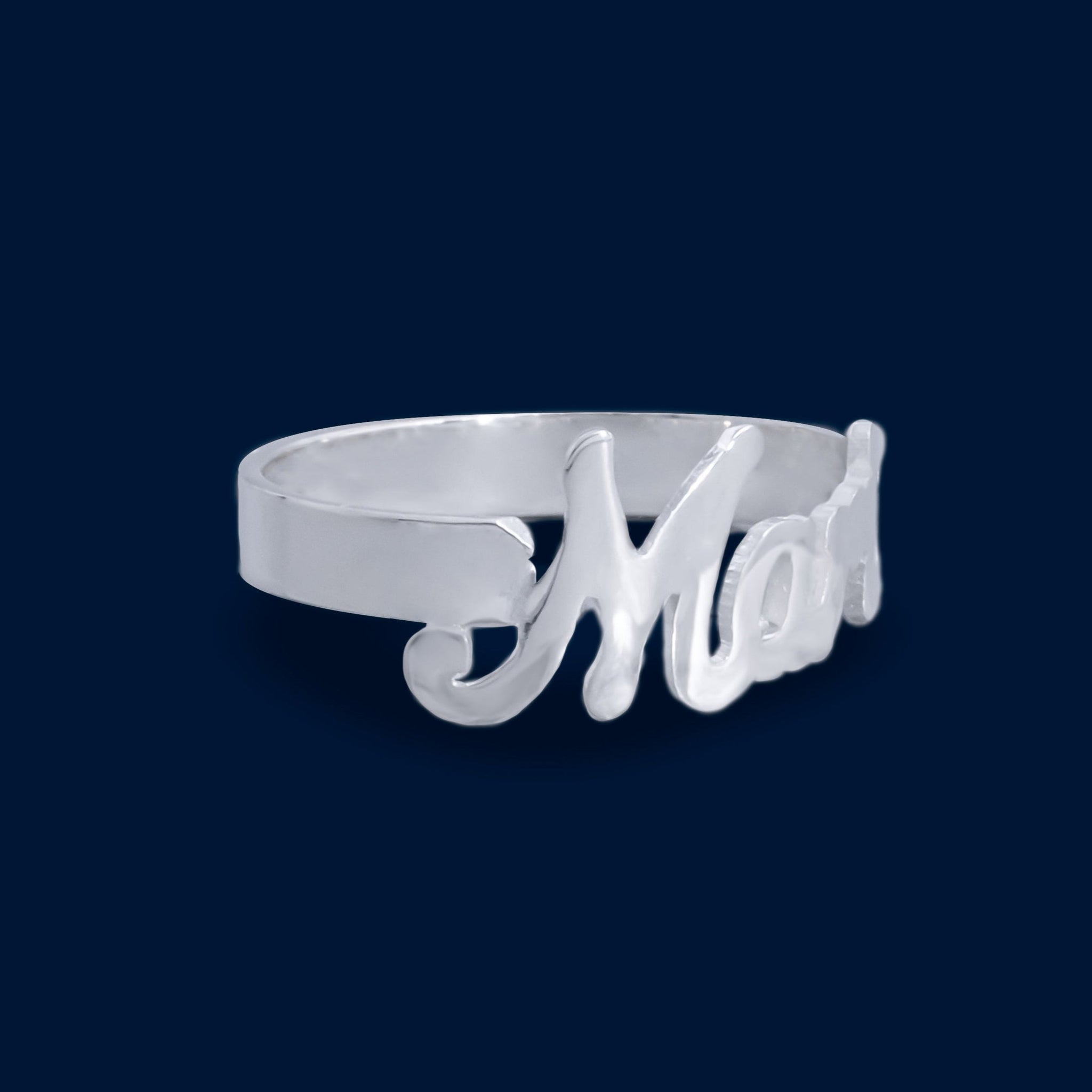 #HE115 - Anillo Grabado De Plata