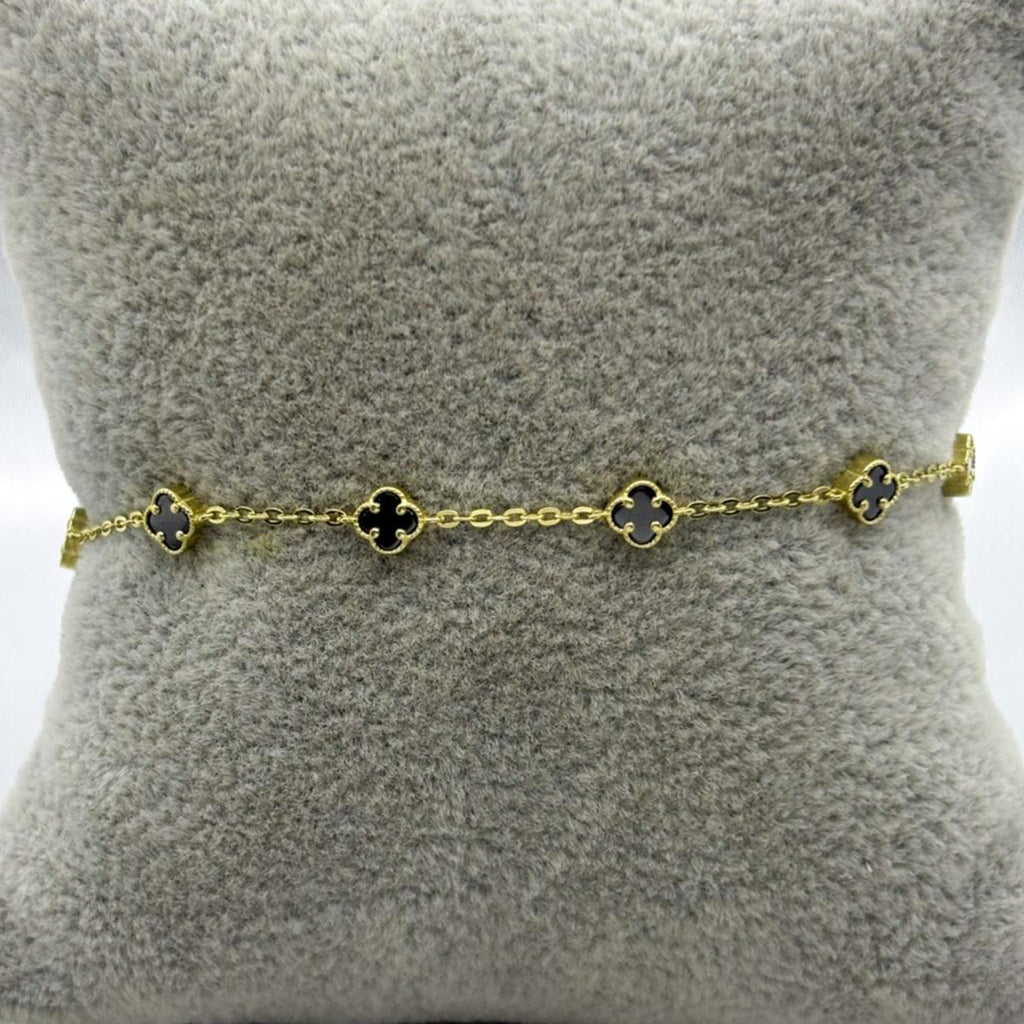 #PA10112 - Pulsera Trébol Tipo Van Cleef Oro 10K - H19/2.2