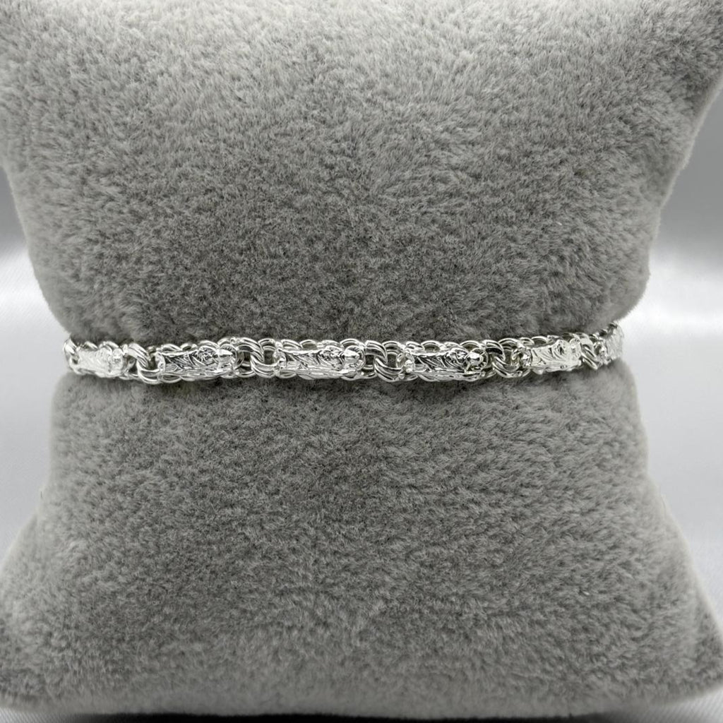 #PA148 - Pulsera De San Judas Tadeo Plata - ZC6.8