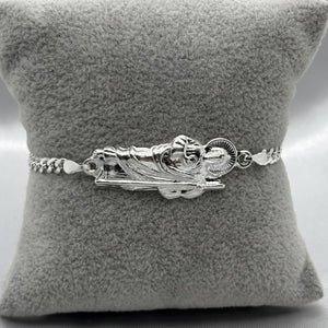 #PA212 - Pulsera San Judas Tadeo Plata - ZC6.4