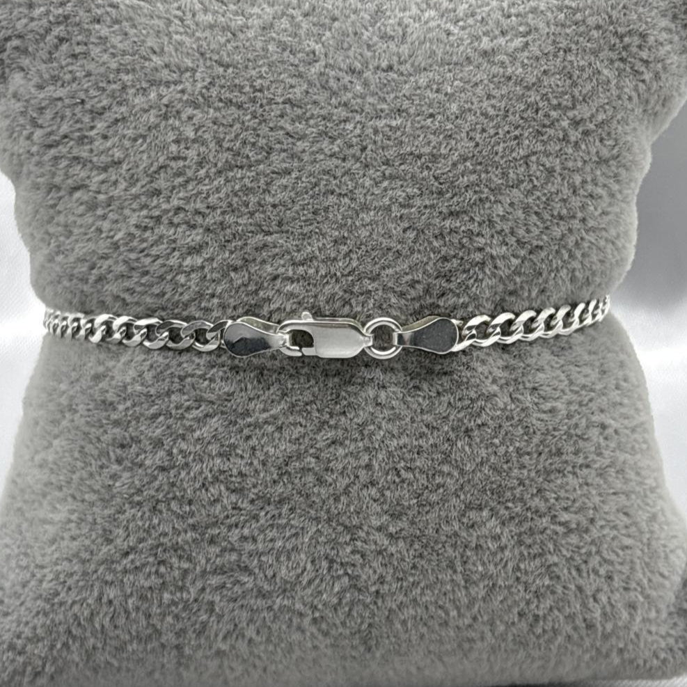 #PA236 - Pulsera Cruz Con Medalla San Benito Plata - ZC6.1