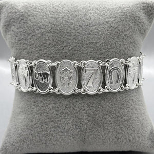 #PA290 - Pulsera Dijes De La Suerte Plata - ZC13.3