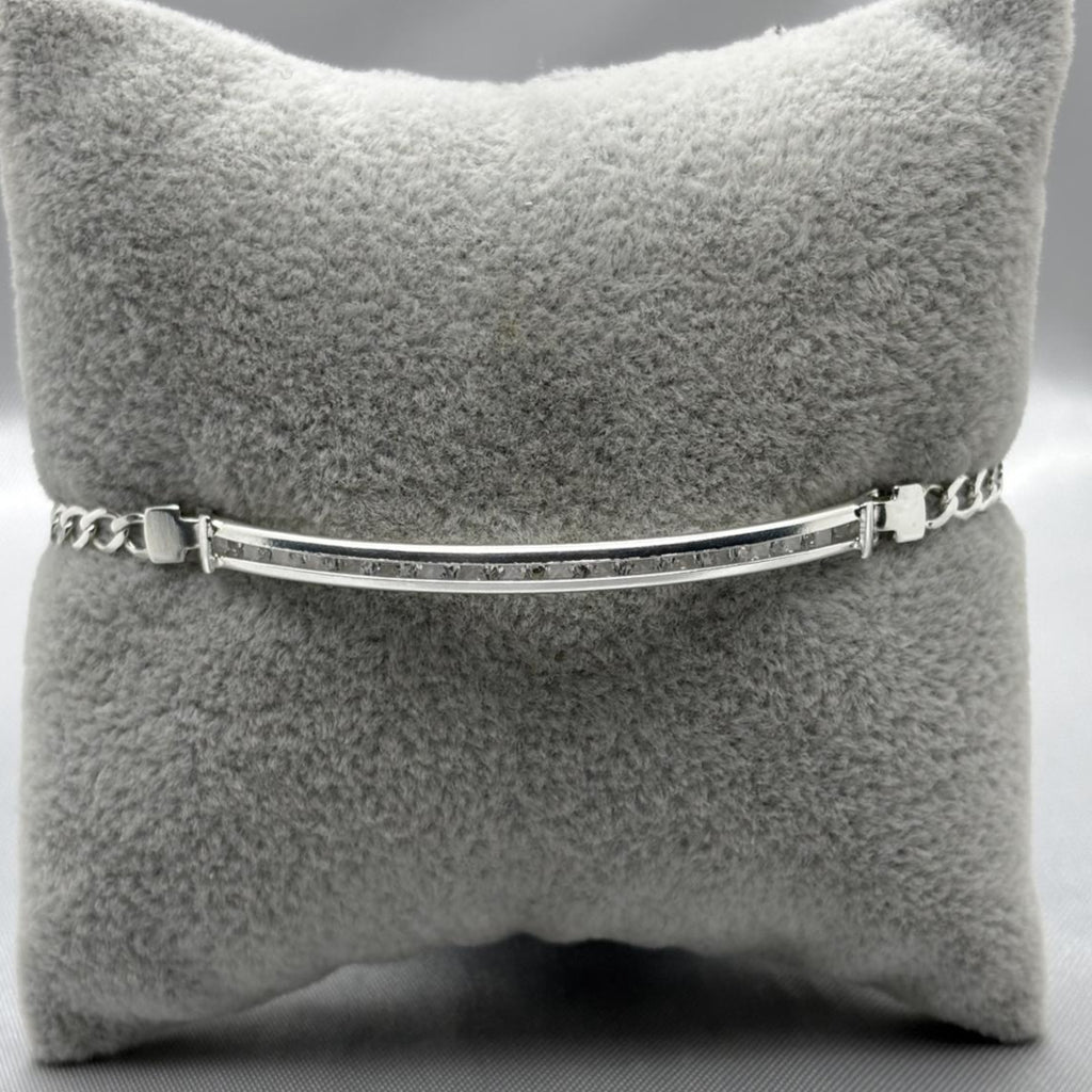 #PA295 - Pulsera Con Piedra Zirconia Plata - ZC5.3