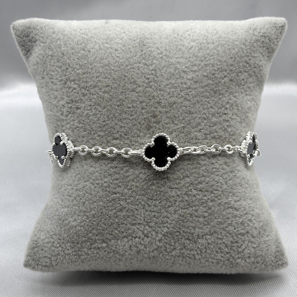 #PA488 - Pulsera Trébol Tipo Van Cleef Plata - A15/6.3