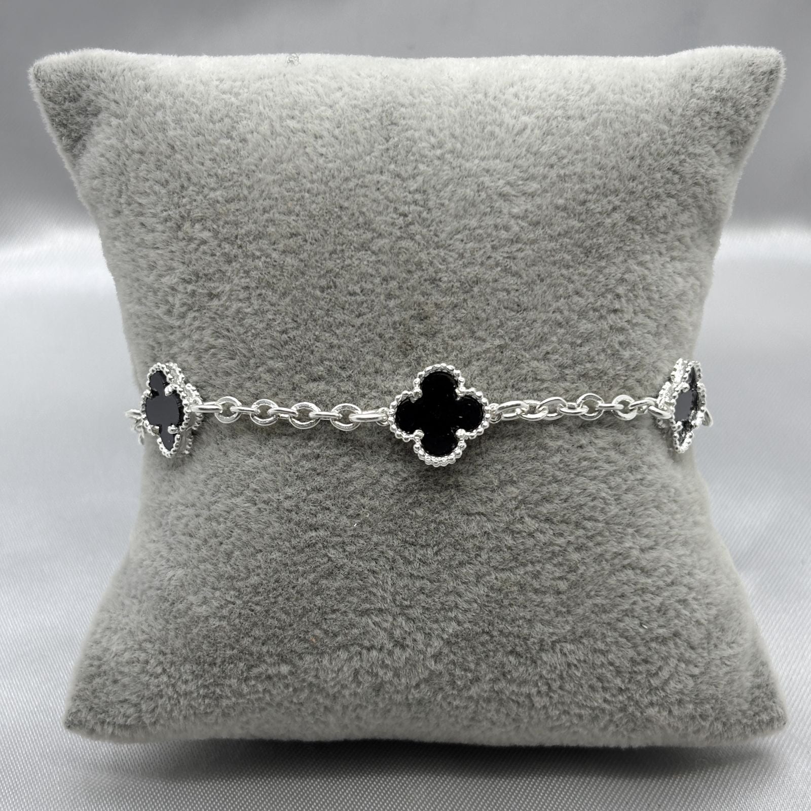 #PA488 - Pulsera Trébol Tipo Van Cleef Plata - A15/6.3
