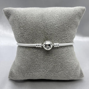 #PP116 - Pulsera Para Charm Con Esfera De Plata - B11/13.7