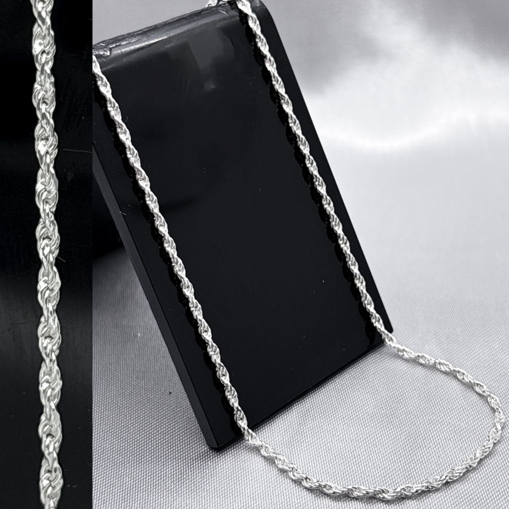 #CAD163 - Cadena Torsal Plata - 040 - 2mm - CAD4.5