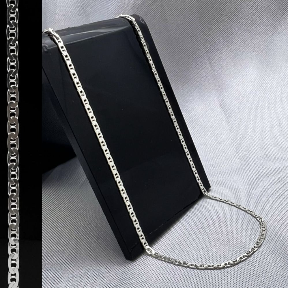 #CAD222 - Cadena Marinera Plata - 040 - 2 mm - CAD2.8