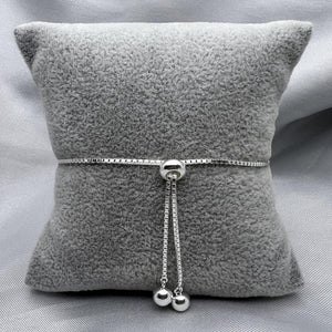#PA301 - Pulsera Con Piedras Zirconia Ajustable Plata - IP3.9