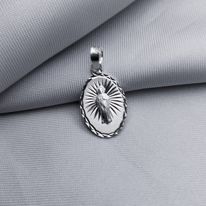 #D521 - Dije/Medalla San Judas Plata - CE1.5