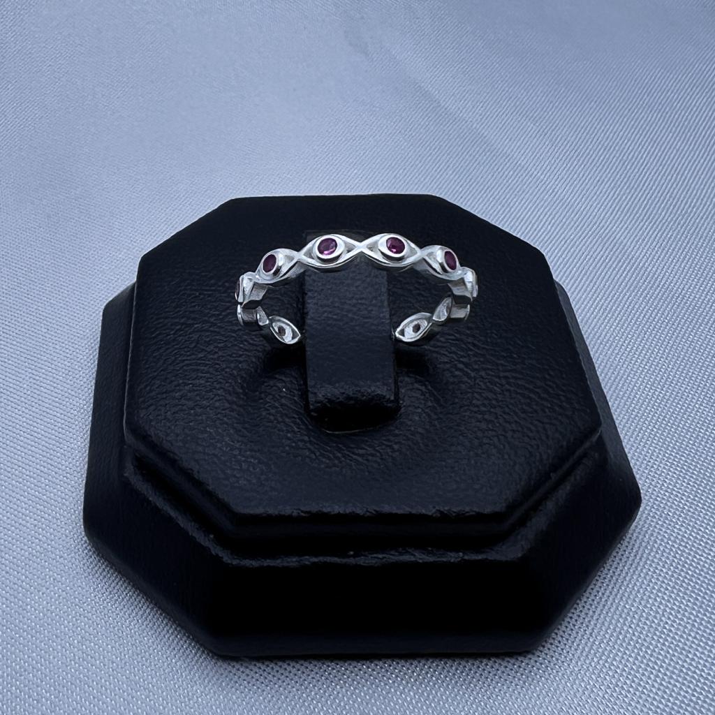 #AD340 - Anillo Ojo Turco Con Piedra -  AI2.0