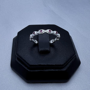 #AD340 - Anillo Ojo Turco Con Piedra -  AI2.0